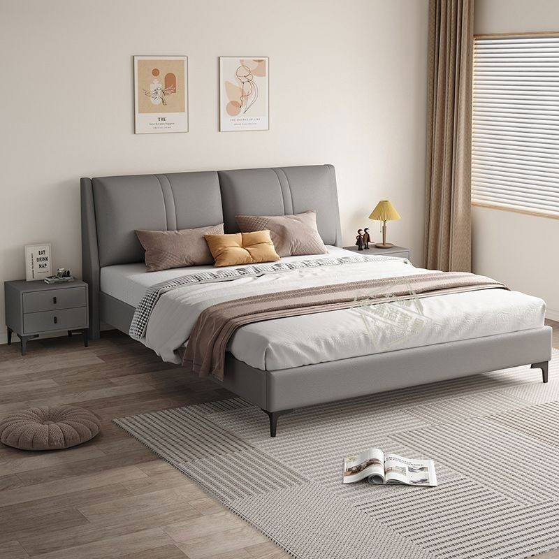 Solid Wooden Bed Frame Bed Frame With Mattress Single/Queen/King Bed Frame Soft Bed