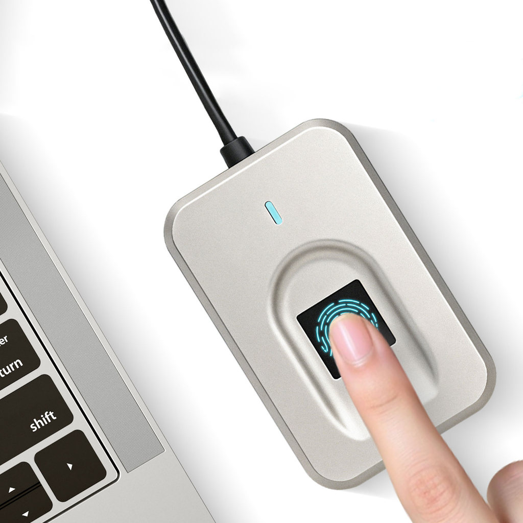 เซ็นเซอร์ลายนิ้วมือ Biometric สําหรับ Windows 10 11 USB การแท้ลายนิ้วมือเข้าสู่ระบบ