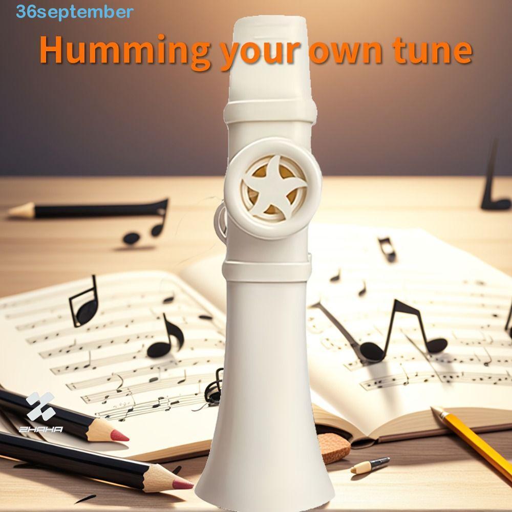 SIPTEMBER Professional Kazoo, แบบพกพาออกแบบพลาสติก Kazoo ขลุ่ย, Joyful Dudu Mouthpiece ขนาดกะทัดรัดน