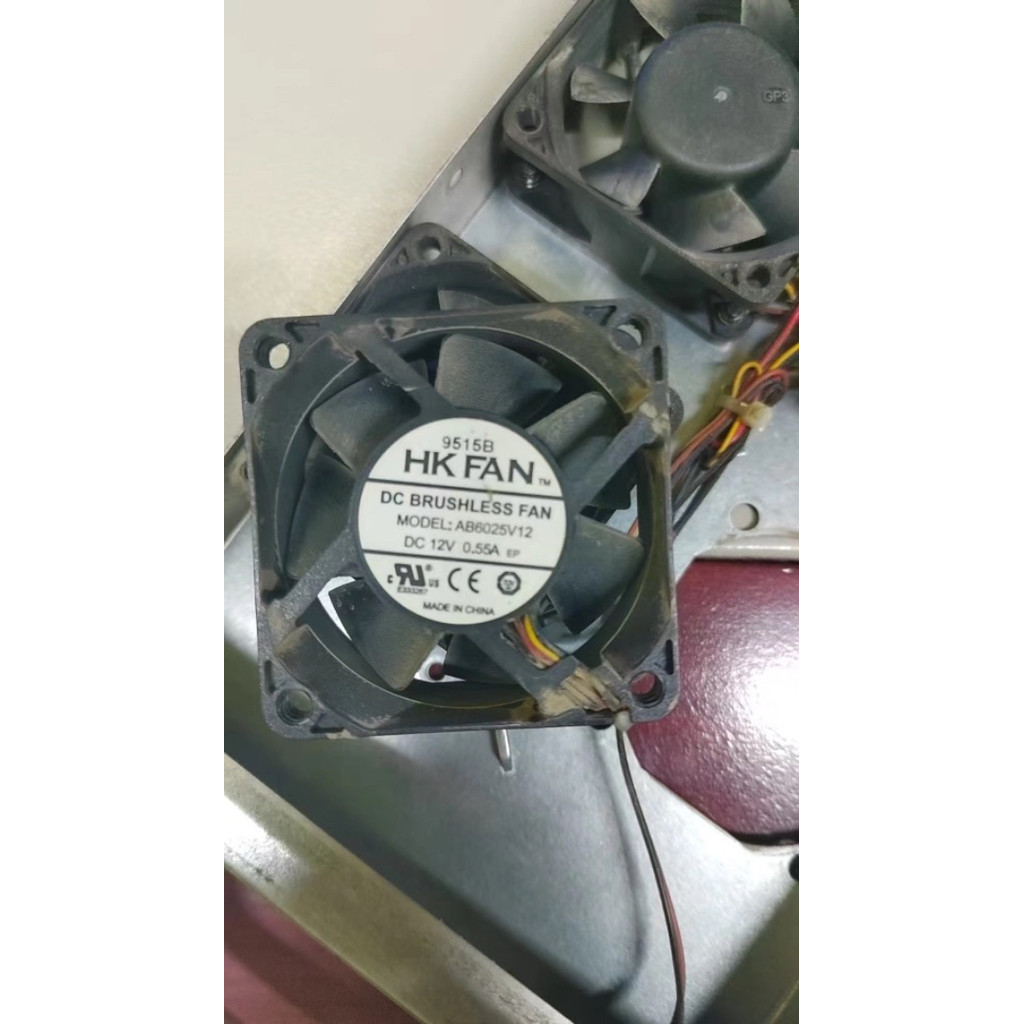 Original HK FAN AB6025V12 12V 0.55A 6025 4 สาย PWM High Air Volume Chassis พัดลมระบายความร้อน