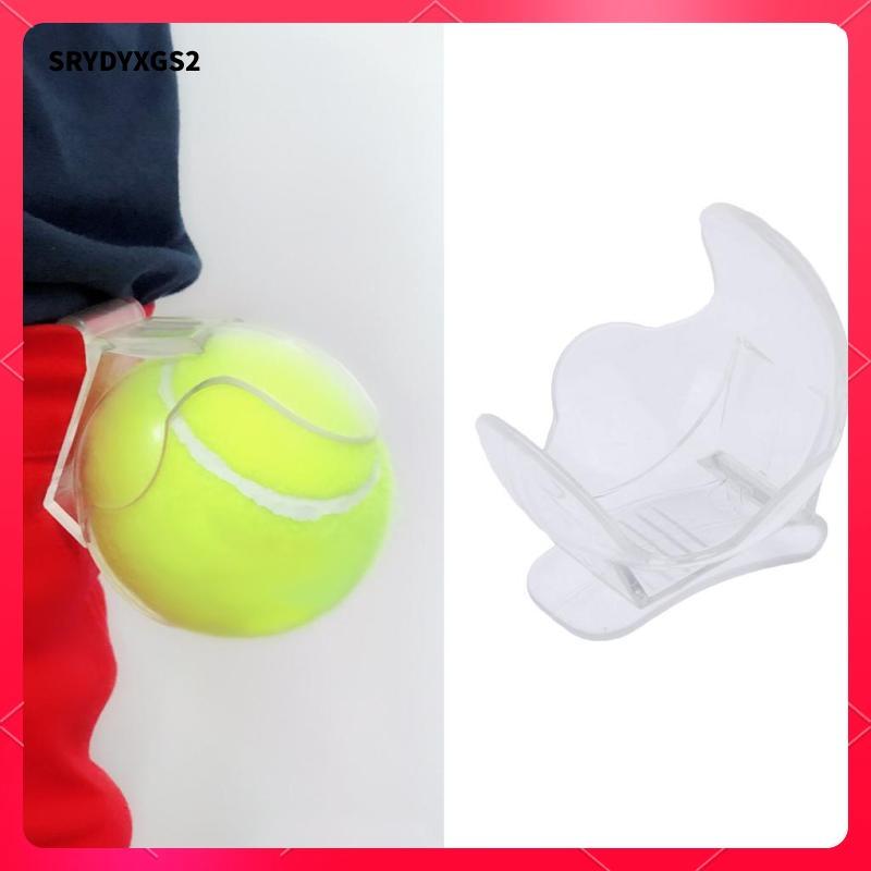 [Srydyxgs2] Pocket Unique Tennis Ball Holder Clip Waist Holds One Ball Accessories