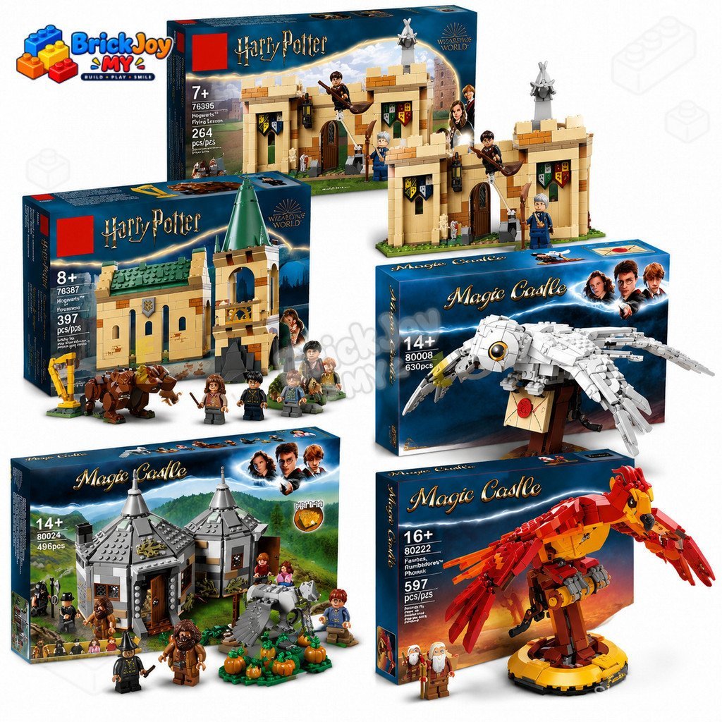 สินค้าพร้อมส่ง 76420 75967 76401 Building Blocks คอลเลกชันประกอบของเล่นชุดอาคารการศึกษาอิฐ STEM ของเ