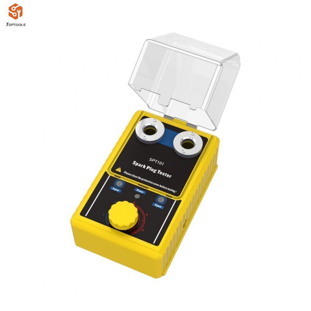 สําหรับเครื่องทดสอบจุดระเบิดเครื่องยนต์ Autool SPT101 การออกแบบซ็อกเก็ตคู่สําหรับคอยล์หัวเทียน