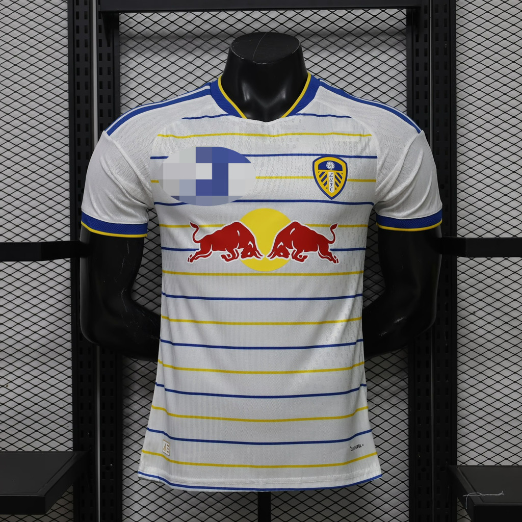 Player Version 2627 Leeds United home ground Short Sleeve Jersey S-2XL