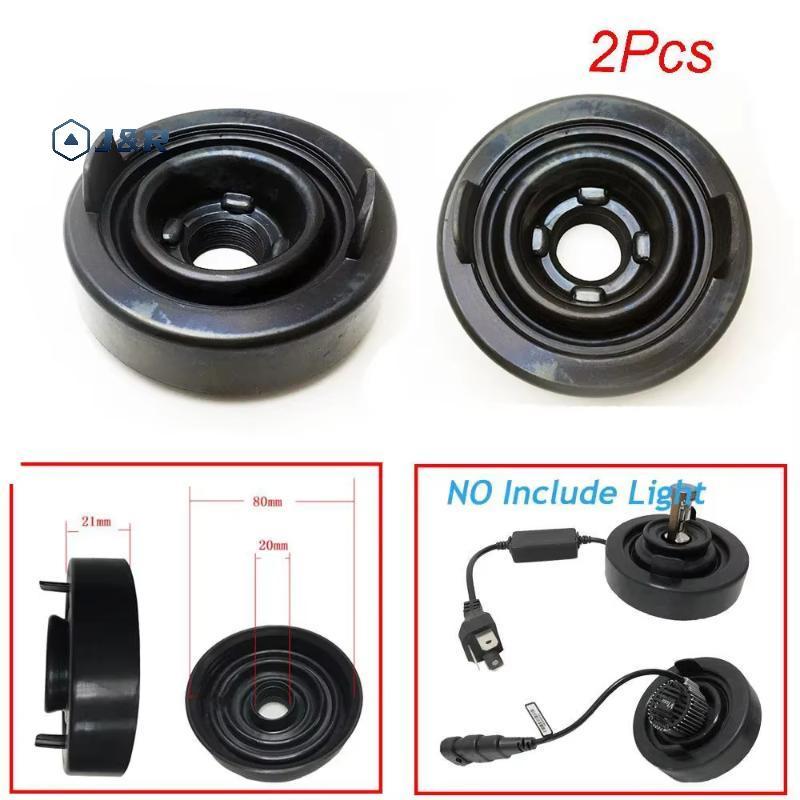 J & R> 2PCS ไฟหน้ารถฝุ่นหมวก LED ไฟหน้ายางฝุ่น Cove สําหรับ H1 H3 H4 H7 H8 H9 H11 H7 LED ไฟหน้ากันน้