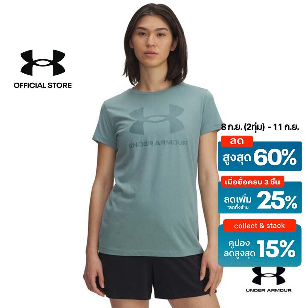 Under Armour เสื้อแขนสั้นสำหรับผู้หญิง UA Rival Logo