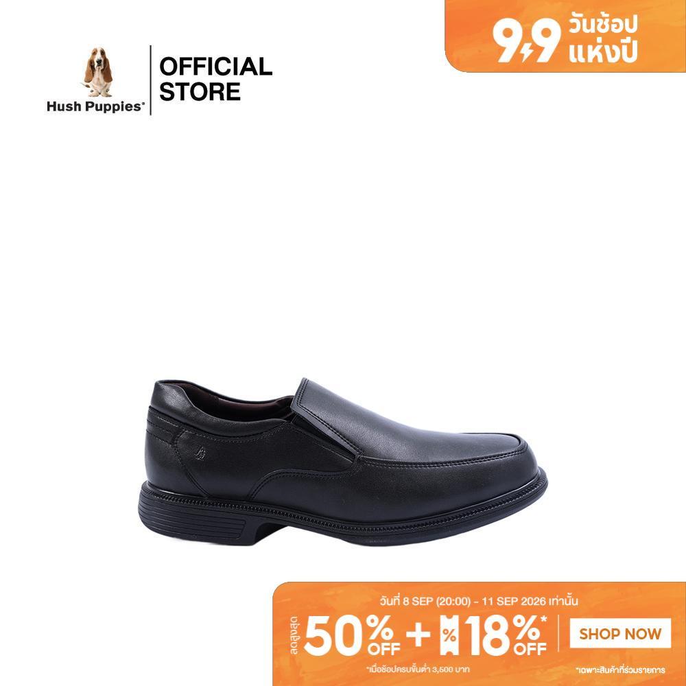 Hush Puppies รองเท้าผู้ชาย รุ่น HP 8HDFPP835A - สีดำ (รองเท้าทางการหนังสังเคราะห์ แบบสวม)