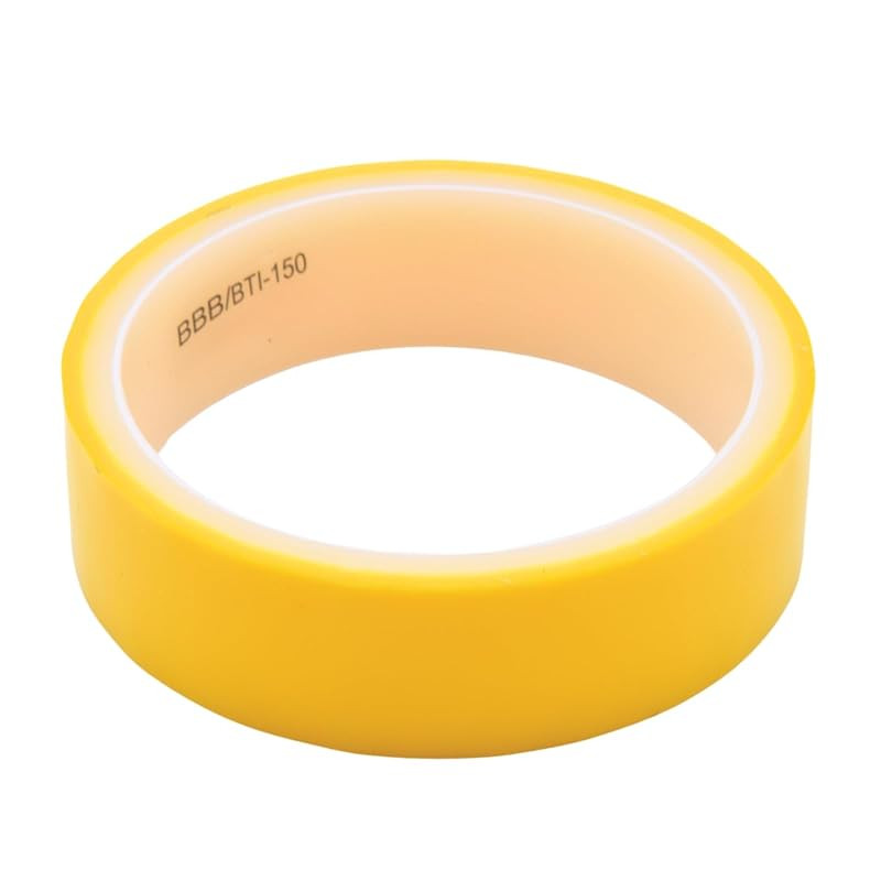 BBB BTI-150 Tubeless Bicycle Rim Tape, Yellow, Multiple Widths and Lengths