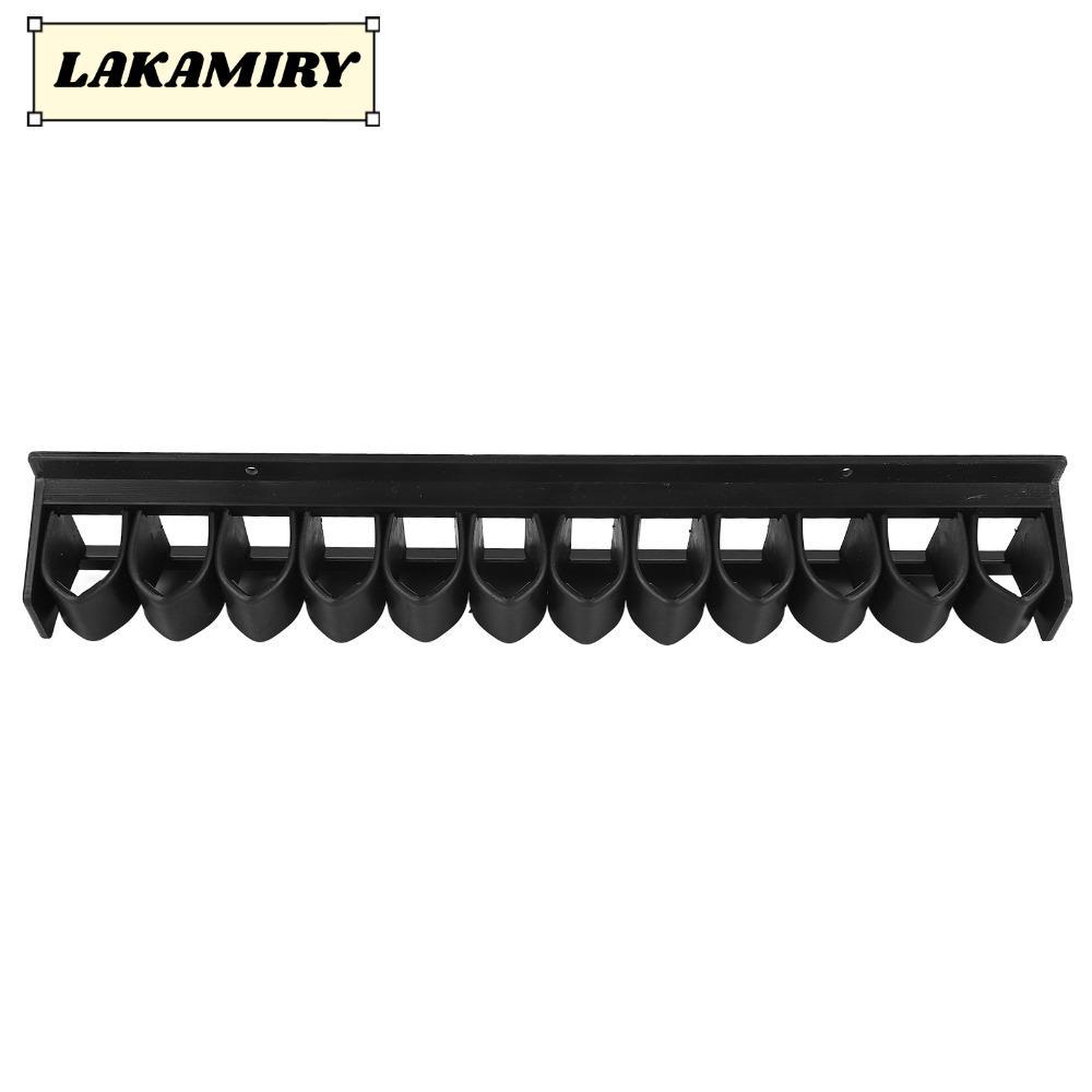 LAKAMIRY Horse Whip Crop Rack, Black Plastic Horse Whip Crop Holder, ปฏิบัติติดตั้งง่าย Minimalist D