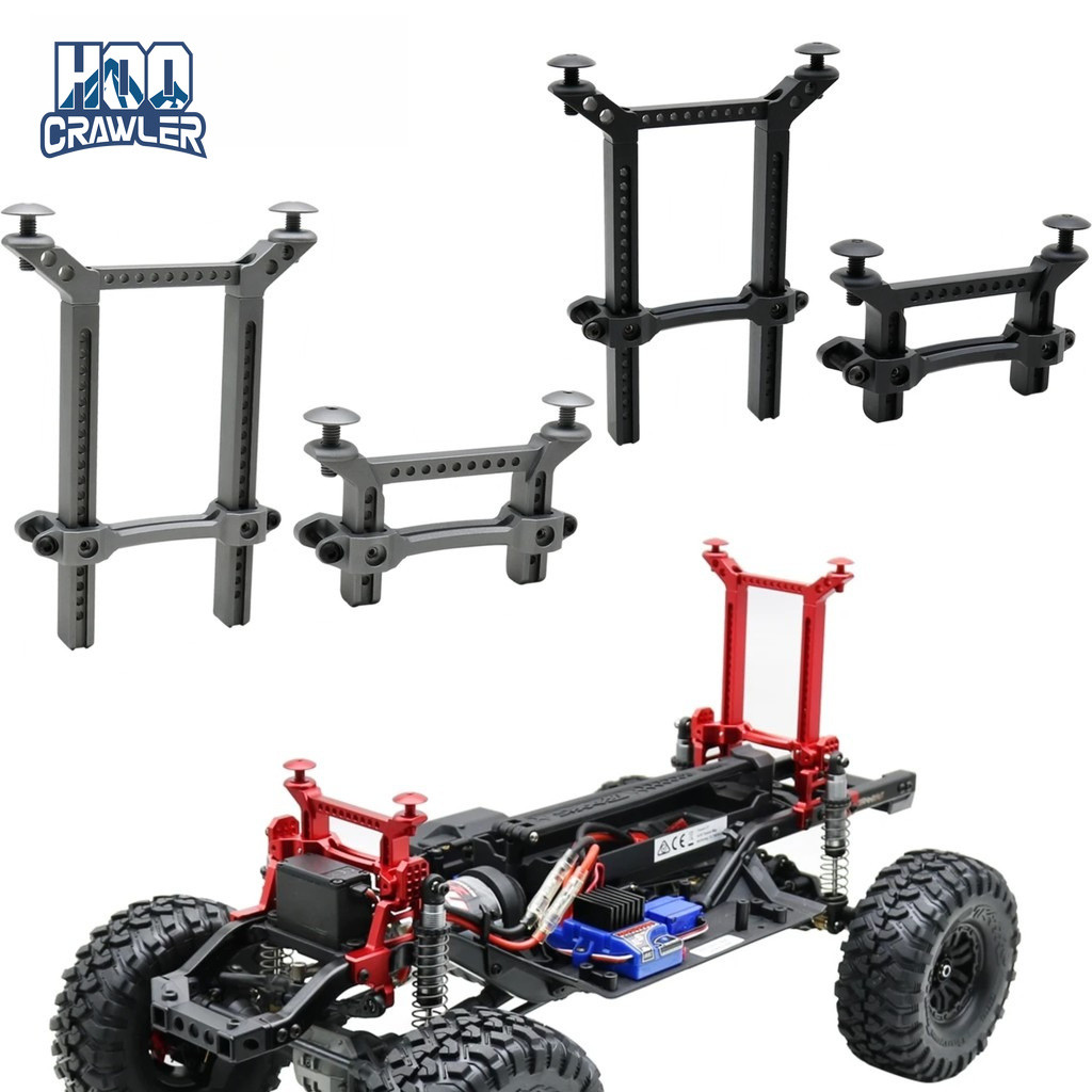 โลหะโพสต์ Mount Shell คอลัมน์สําหรับ 1/10 RC Crawler TRX4 Defender Ford Bronco TRX-6 G63 RC รถอัพเกร