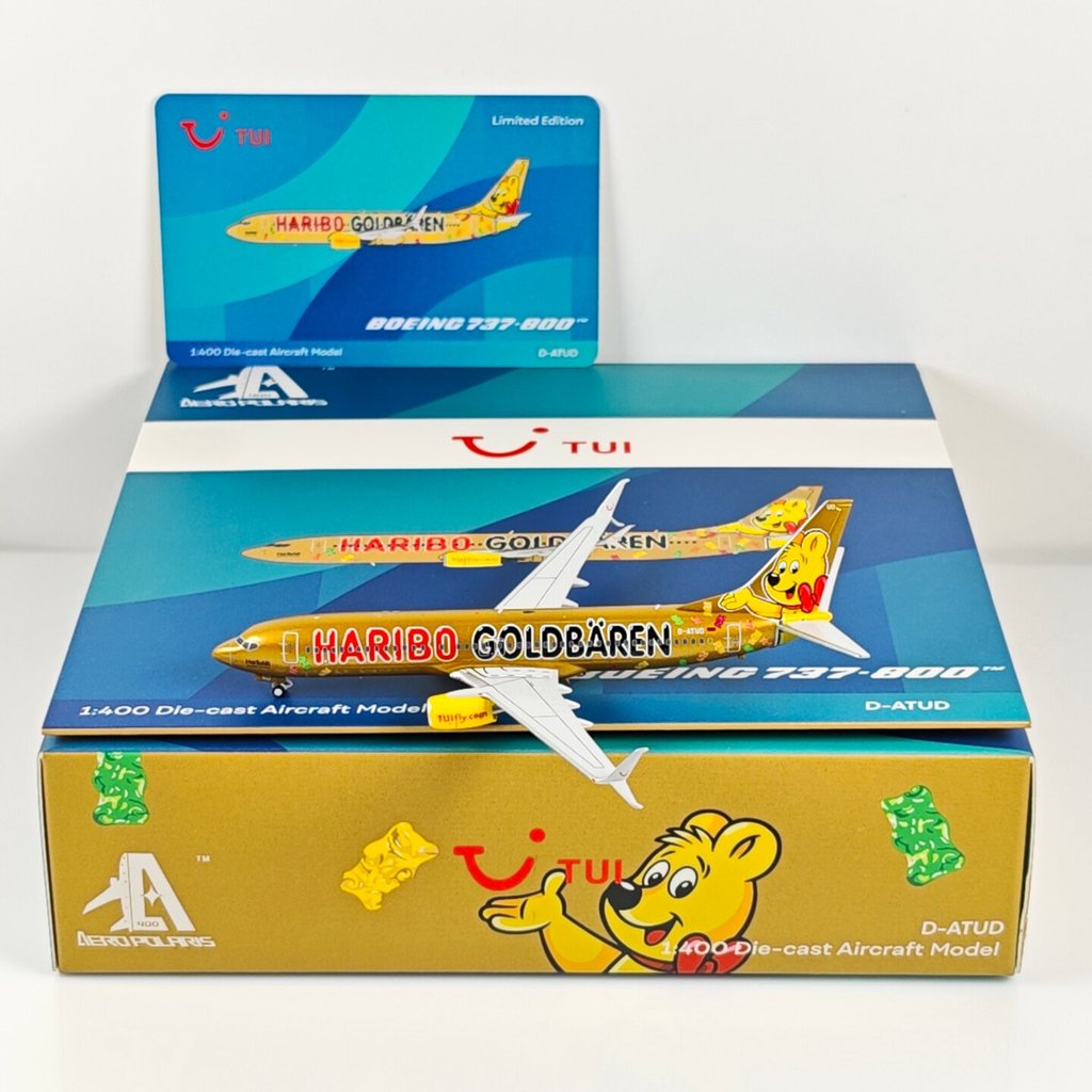 AeroPolaris 1: 400 เยอรมัน TOEAL Airlines B737-800 D-ATUD รุ่นโลหะผสม