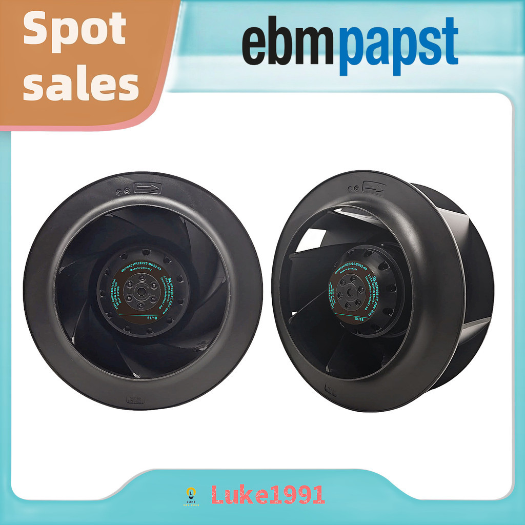 EBMPAPST R2E225-BD92-09 R2E225-BD92-06/62/69/16/31/51/10/12/20/37 230V 135W4UF นําเข้าพัดลมแรงเหวี่ย