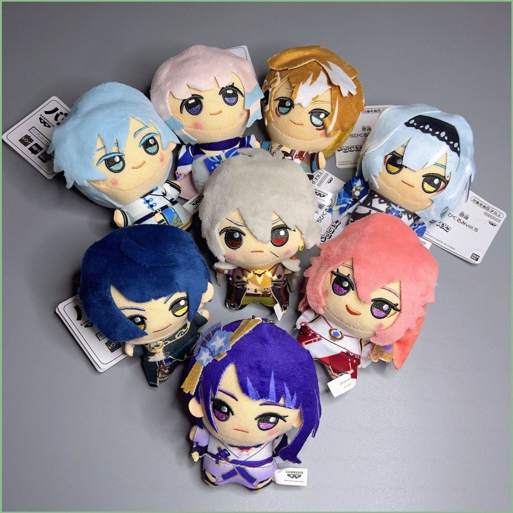 GL Genshin Impact ตุ๊กตาตุ๊กตาของขวัญสําหรับสาวกระเป๋าจี้มีดโกน Beelzebul Kokomi Eula Yae Miko Gorou
