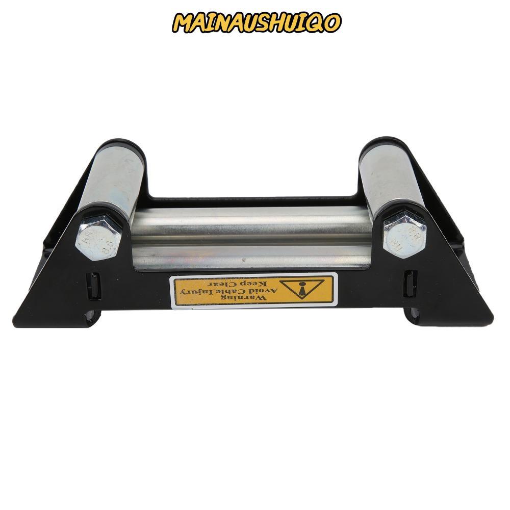 MAINAUSHUIQO Winch Roller Fairlead, Bolt รูปแบบ 152 มม./6in Universal Winch Fairlead, Universal เหล็