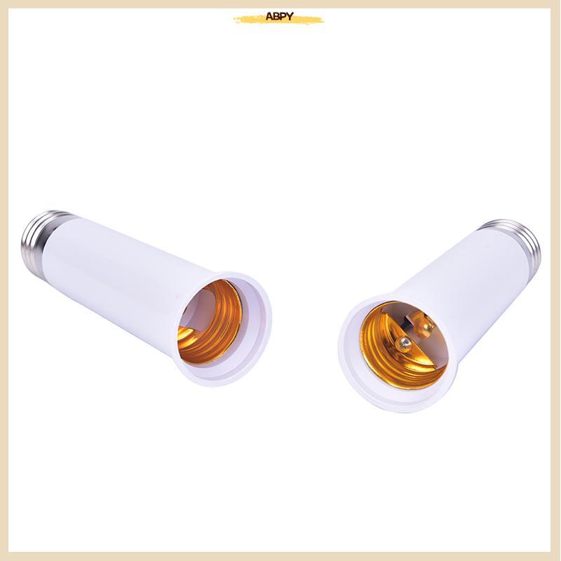 ABPY E27 ถึง E27 ยาวตัวแปลงฐานหลอดไฟ LED ฐาน Extender โคมไฟ Soet ABPY