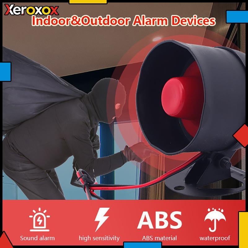 XeR WiFi Siren Alarm System ไร้สาย Loud Sound Alert Siren Kit Smart Life Siren เข้ากันได้กับ Home Se