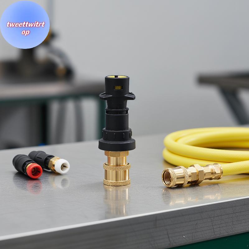 DOUSUN 1/4 " Qui Connect Adapter สําหรับ K2-K7 เครื่องฉีดน้ําแรงดันสูงเหมาะสําหรับการทําความสะอาดกลา