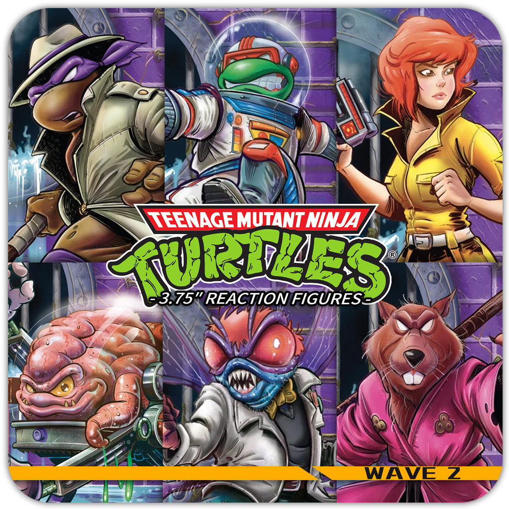 พร้อมสต็อก Super 7 Ninja Turtle Wall Card Series 2 Krons Printer TMNT