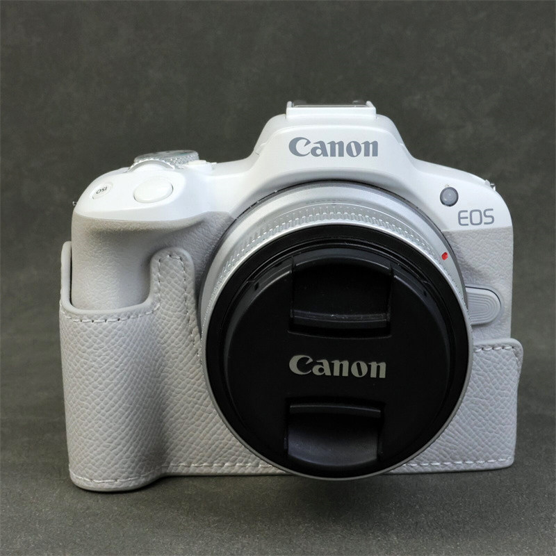 เหมาะสําหรับกระเป๋ากล้อง Canon EOS R50/R100 Retro ครึ่งชุดฐาน r50 Hollow ฟรี Disassembly Micro อุปกร
