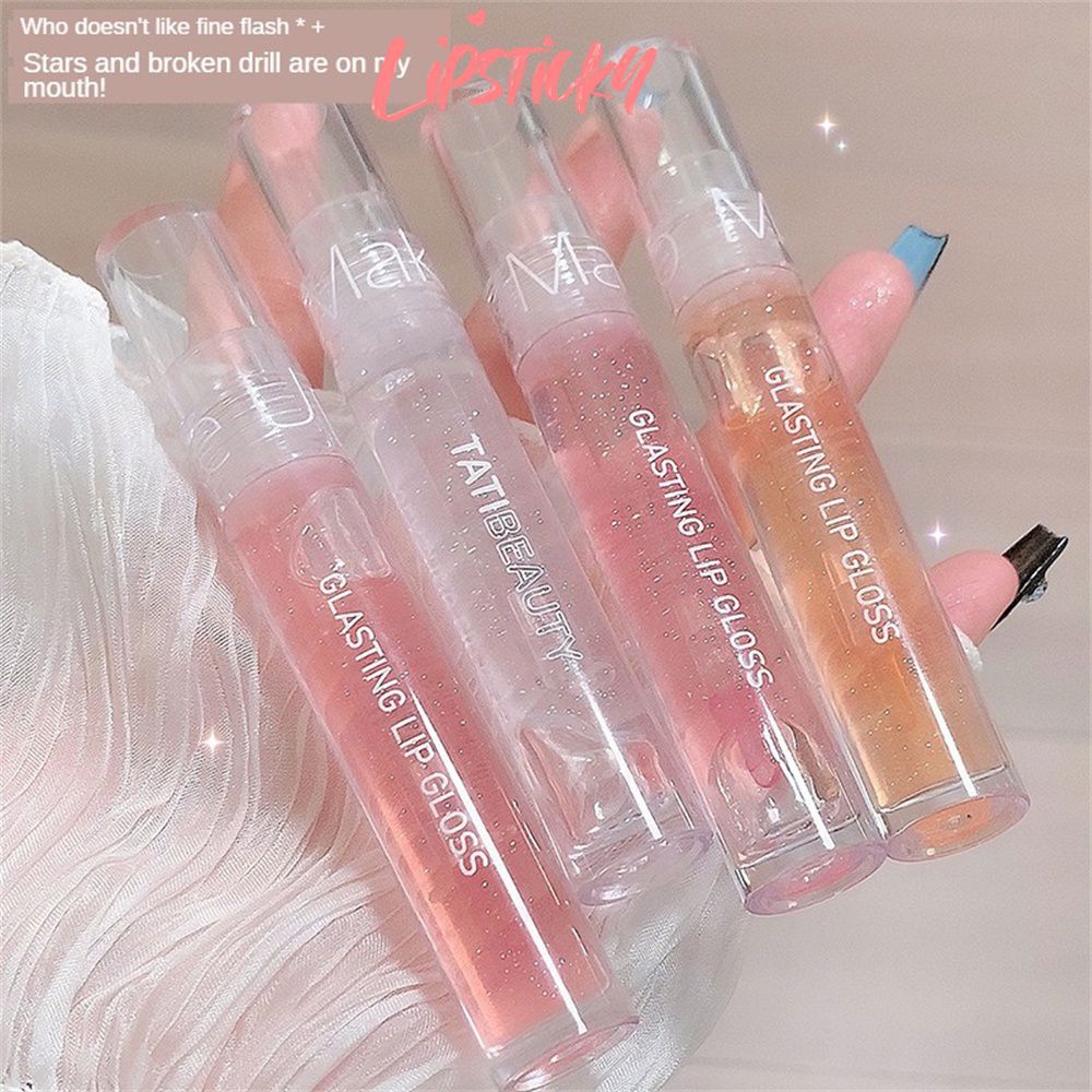 TATI BEAUTY Lip Honey Fade Lip Beauty And Health Long-lasting Moisturizing หญิง Lip Gloss Mirror Glo