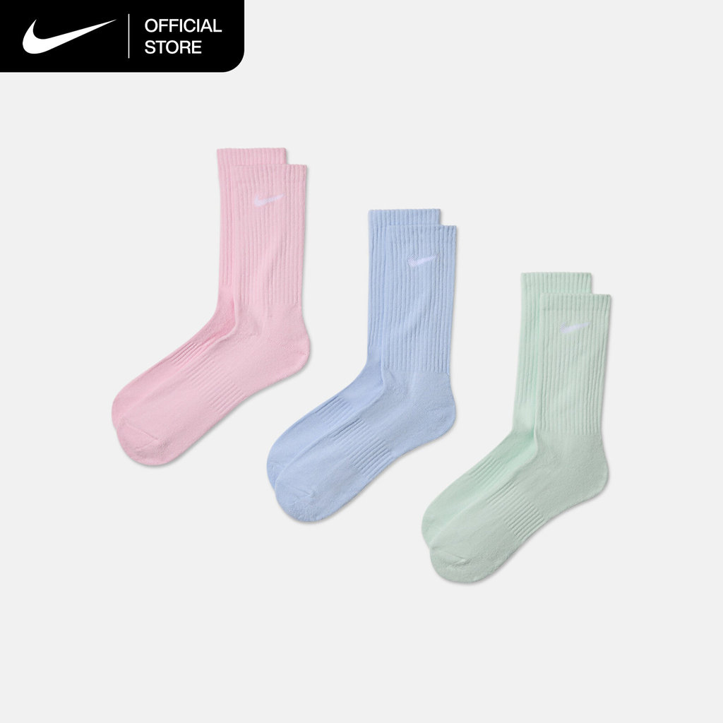 Nike Everyday Cushioned Training Crew Socks (3 Pairs) - Multi-Color [SX7664-906]