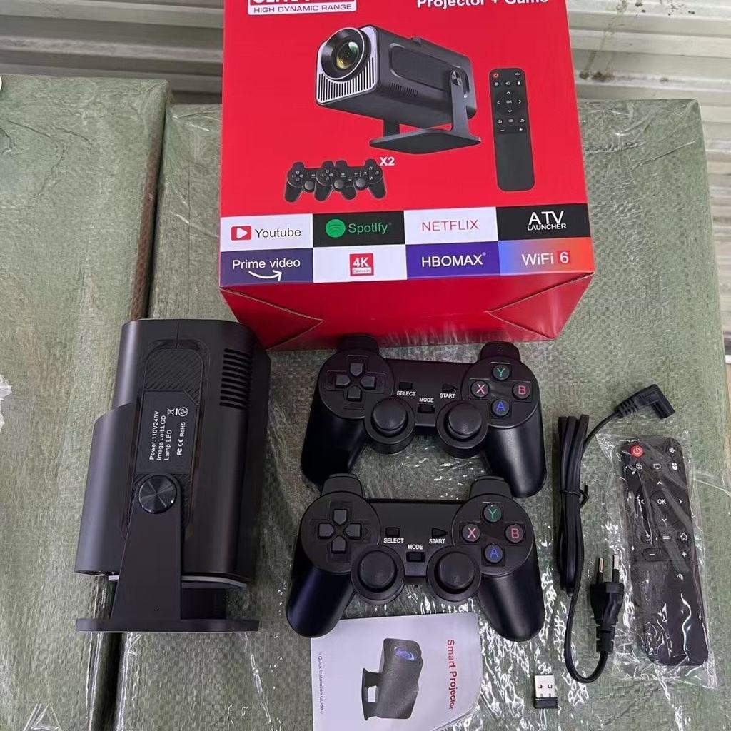 HY320minimax โปรเจคเตอร์เกม Android 11 Android HD เกมโปรเจคเตอร์คอนโซลเกมครอบครัว