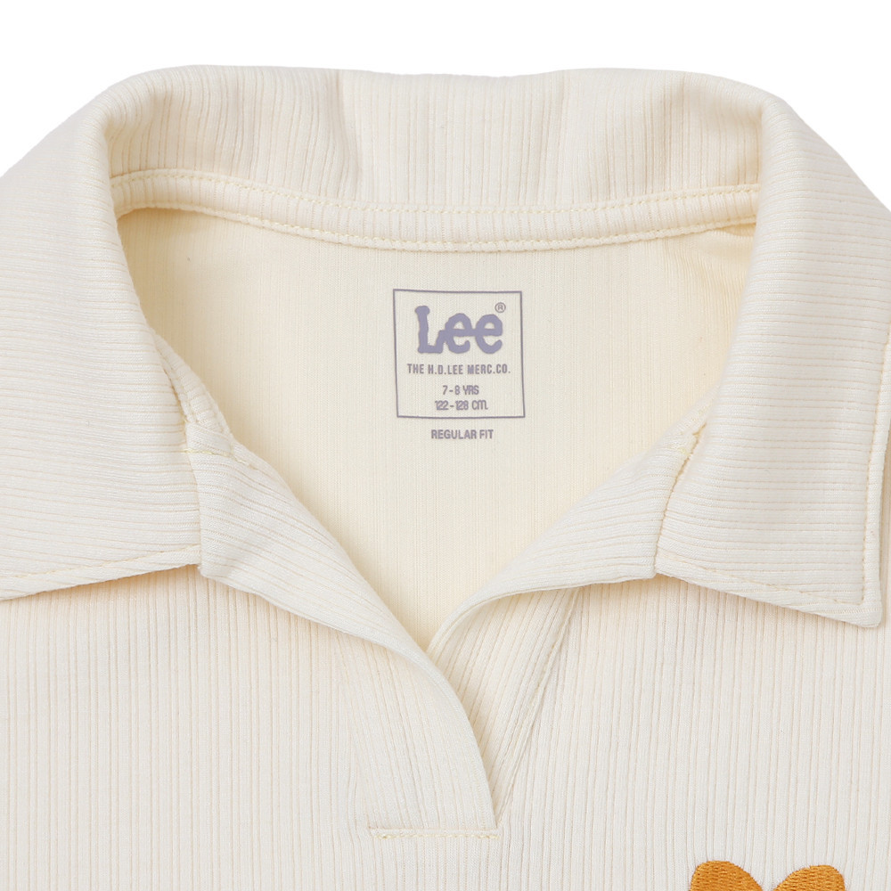 LEE KIDS قميص بولو بنات بدون أكمام — أصفر — صورة 4
