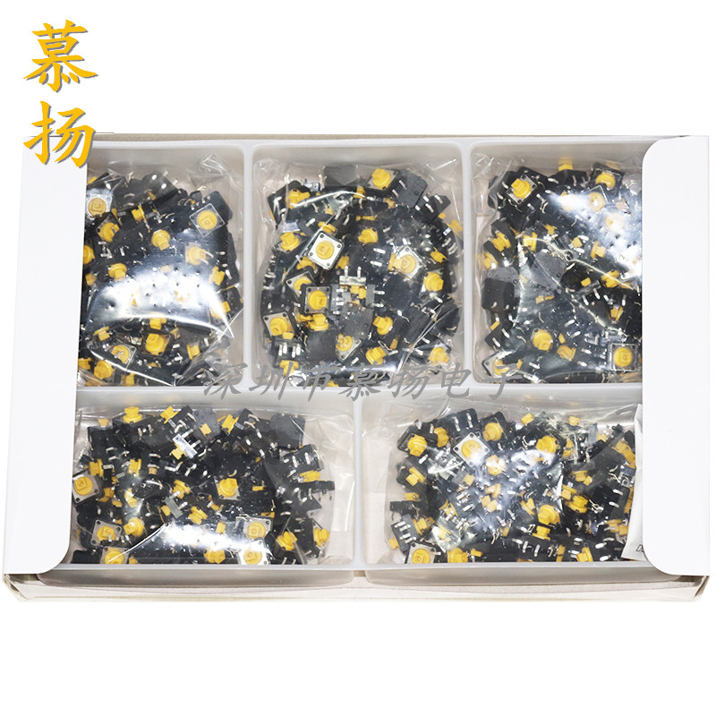 B3F-5000 Original OMRON OMRON 12 * 12 * 4.3 มม. Micro-Touch Switch ปุ่มลิฟต์ 4 Pins