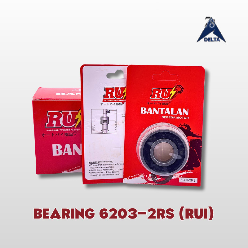 BEARING 6203-2RS RUIN - BEARING LAKER LAHER HONDA 6203 2RS