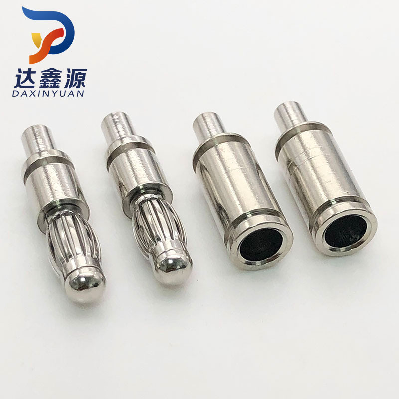 Daxinyuan 4.0 มม.หัวกล้วย Heavy Load Connector 4.0 กลองโคมไฟฤดูใบไม้ผลิ pin หัวกล้วยทองแดง pin Z8XZ