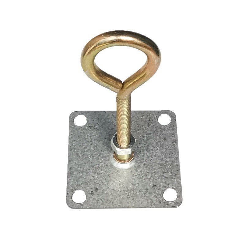 M10 ขยาย Bolt Solid ฟรี Sky เพดานติดตั้ง Perforated ตะขอเหล็กแขวนผนังหูเสื้อผ้าแห้งพัดลมเพดานตะขอแขว