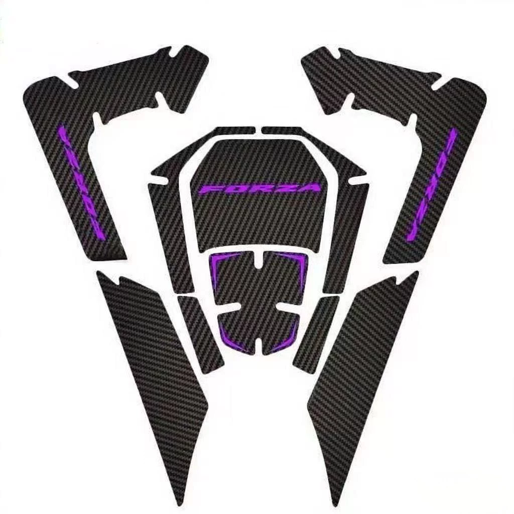 Body Protector Tank Pad สติกเกอร์สําหรับ Honda Forza NSS350 / 300 – รถจักรยานยนต์ Anti-Scratch ป้องกัน Decal