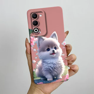 สําหรับ OPPO A5 2025 5G CPH2735 PKW120 OppoA5 4G CPH272727 เคสโทรศัพท์ดีไซน์ใหม่ MilkTea รูปแบบของเหลวซิลิโคนอ่อนนุ่มป้องกันกรณี