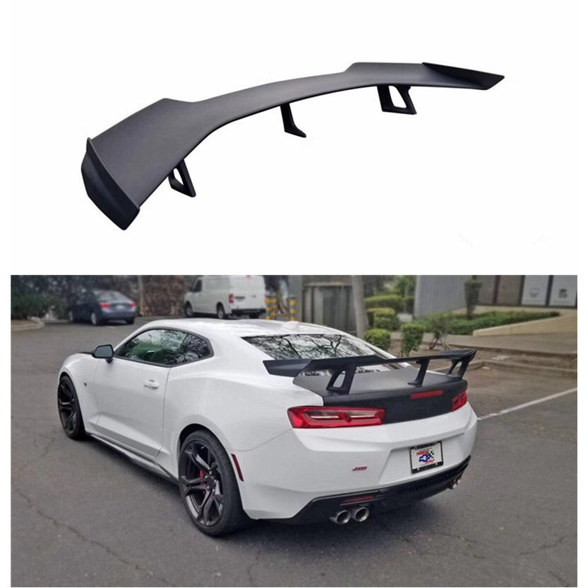 สําหรับ Chevy Camaro 2016-2024 ZL1 1LE สไตล์ด้านหลังสปอยเลอร์ Wing MATTE BLACK
