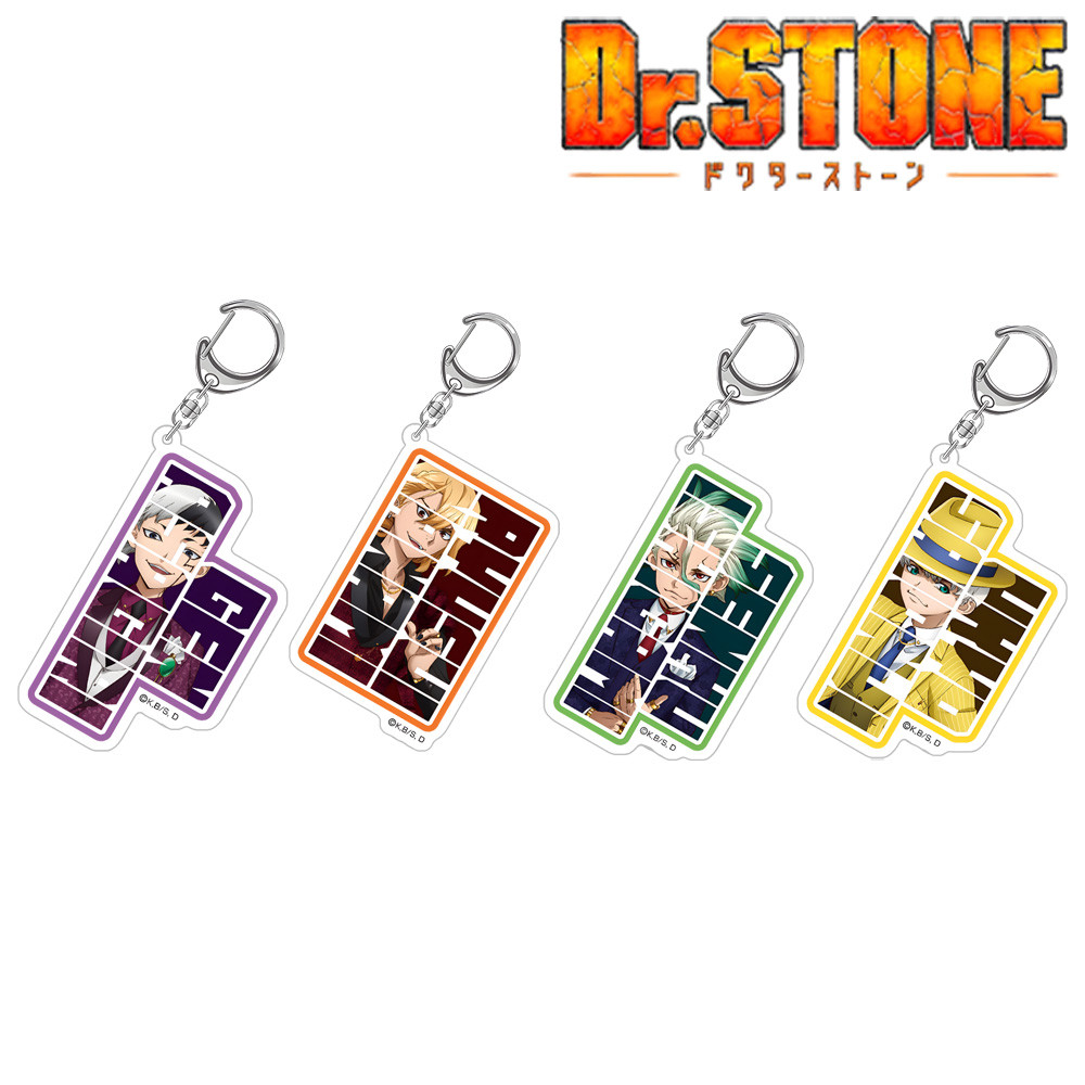 อะนิเมะอุปกรณ์ต่อพ่วง Store Dr.STONE Ukyo Saionji Senku Ishigami Asagiri Gen Senku Ishigami ชุดสี Ve