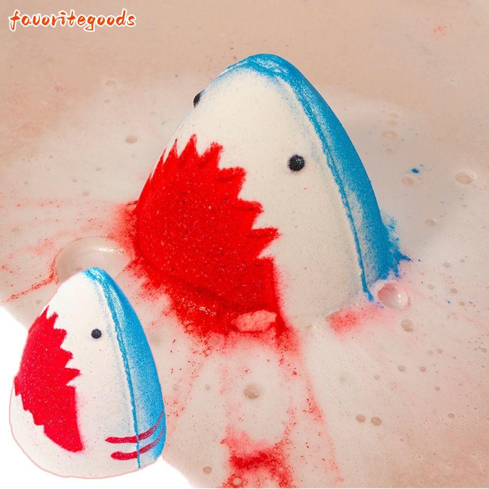 FAVORITEGOODS Jaws Bath Bomb, Sea Animal Bubble Bath Bombs Shark Pattern Shark Bath Bomb, Natural De