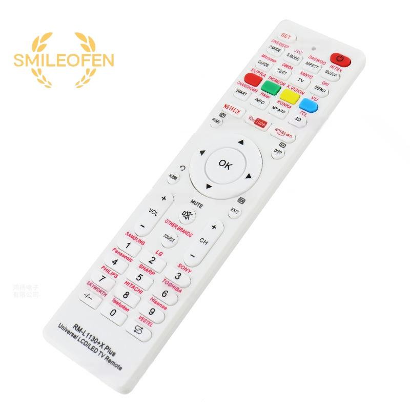 [Smileofen] Universal RM-L1130+X รีโมทคอนโทรลทดแทนสําหรับทีวีโทรทัศน์ทุกยี่ห้อ RM-L113+12 RM-L1130+8