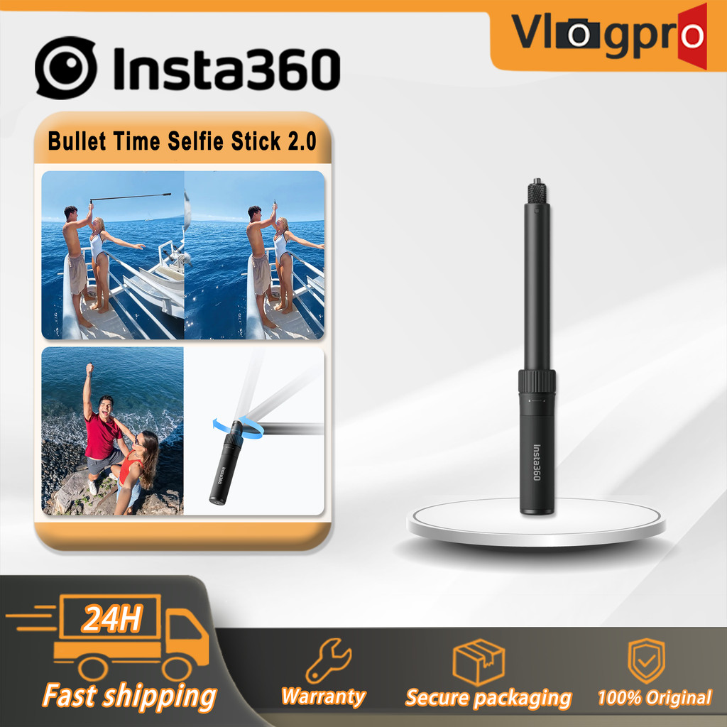 Insta360 Bullet Time Selfie Stick 2.0 สําหรับ insta360 X5/X4/X3/ONE X2/ONE RS (Twin/4K)