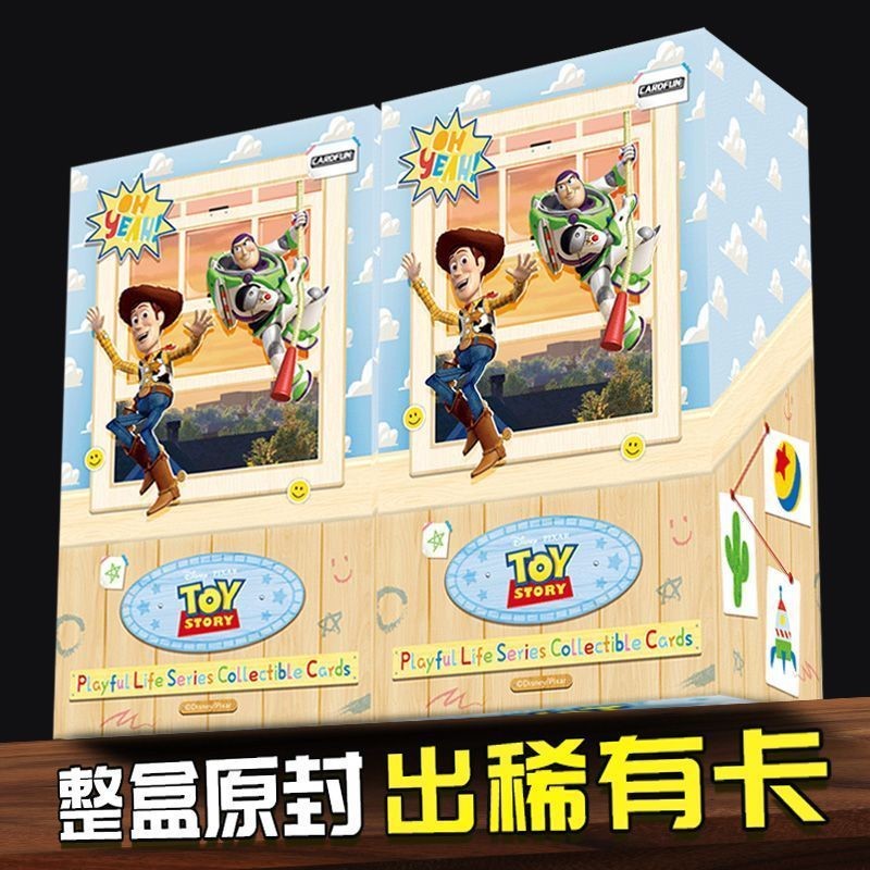 Jikashe Toy Story 30th Anniversary Fun Life Series Collection Card ของแท้ Merchanded Mystery Box สิน