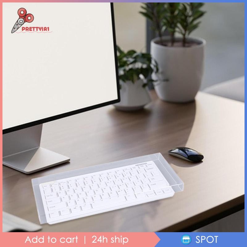 [Prettyia1] คีย์บอร์ดฝาครอบกันฝุ่น 96-100Key โปร่งใสสูง Home Gaming Keyboard Case 16.30inchx6.26inch
