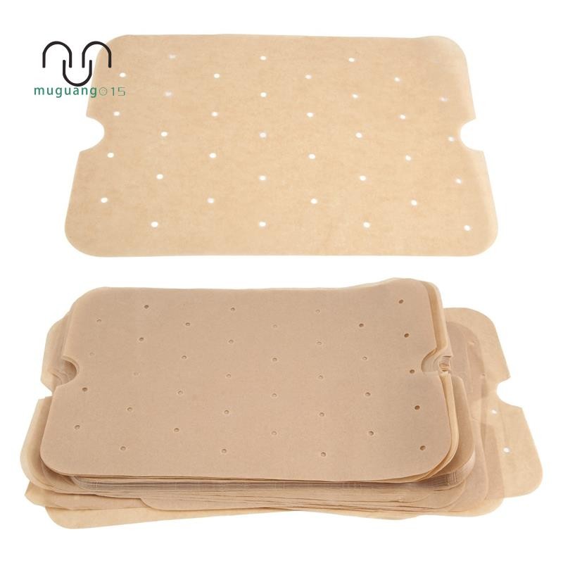 [ขาย M5]100 ชิ้นกระดาษทอดอากาศ Air Hole Air Fryer Parchment กระดาษซับสําหรับ Foodi สมาร์ท FG551 Air 