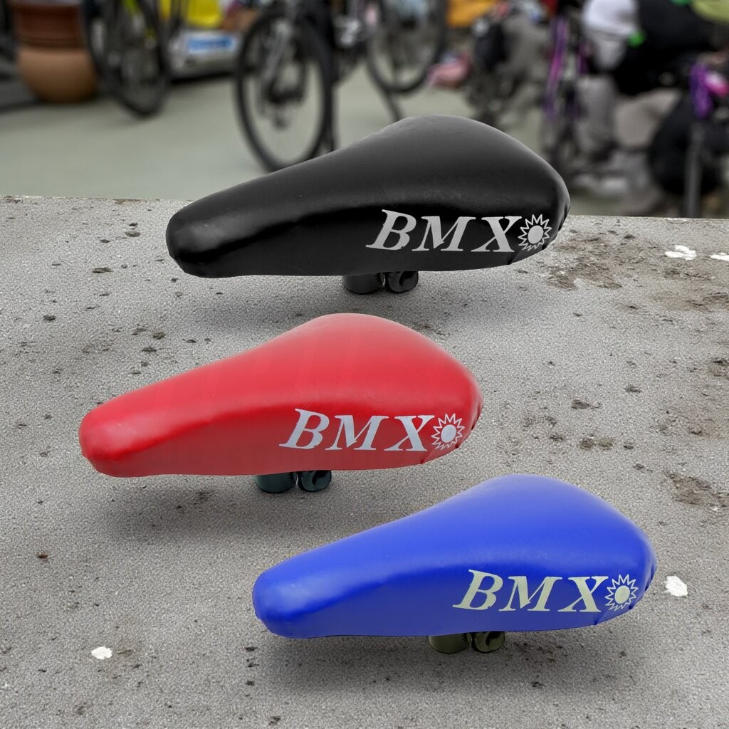 เบาะจักรยาน หนังเทียม เบาะจักรยาน ที่นั่งจักรยาน ทรง BMX