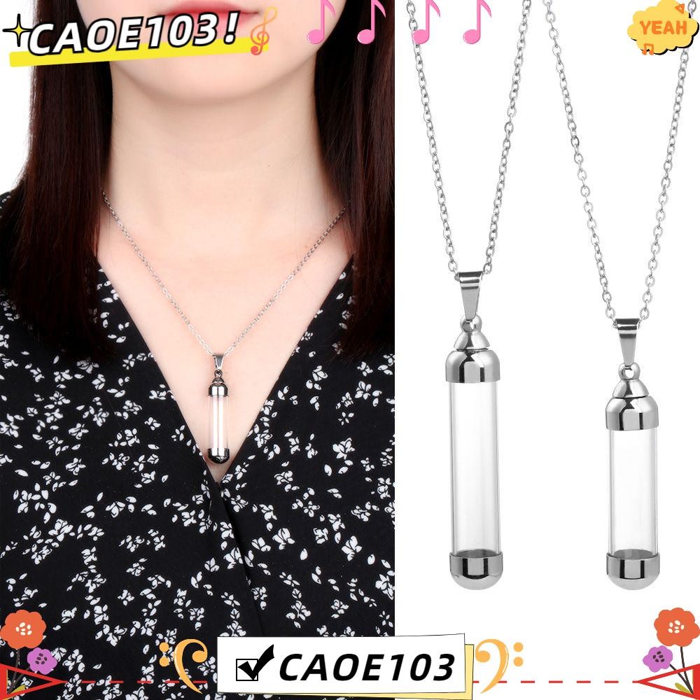 สร้อยคอแก้ว Vial สไตล์ Lucky Charm