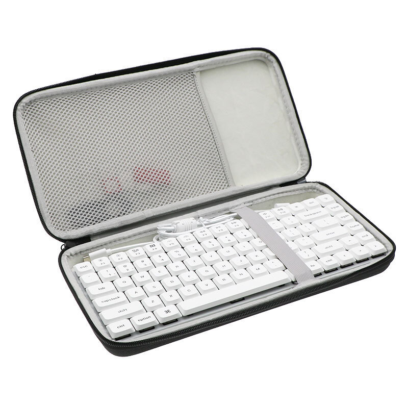 ~~ เหมาะสําหรับ KeychronK3 Pro กระเป๋าเก็บคีย์บอร์ด K8 87 คีย์แบบพกพา Shock-Resistant กล่องป้องกัน J