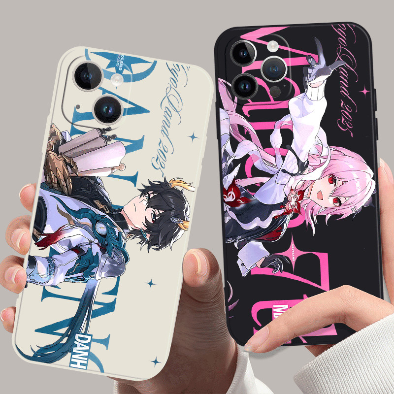 Honkai Star Rail Dan Heng หรือ Evernight Case iPhone 17 16 iPhone 15 14 13 12 11 Plus Pro Max
