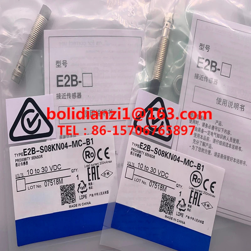 เซ็นเซอร์เหนี่ยวนําเดิม E2B-S08KN04-MC-B1 E2B-S08LS01-MC-B1 ในสต็อก