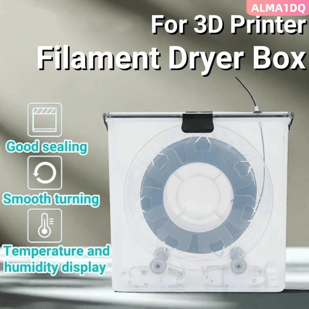 ALMA1DQ กล่องเก็บ,เครื่องพิมพ์ปิดผนึก Filament Drying Box, Universal Real-Time Monitoring Moisture-P