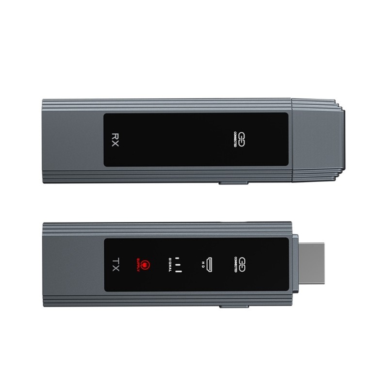 ซ้าย HDTV Port Transmission Receiver 5G สัญญาณ Stable สูงสุด 50M ไม่ล่าช้า