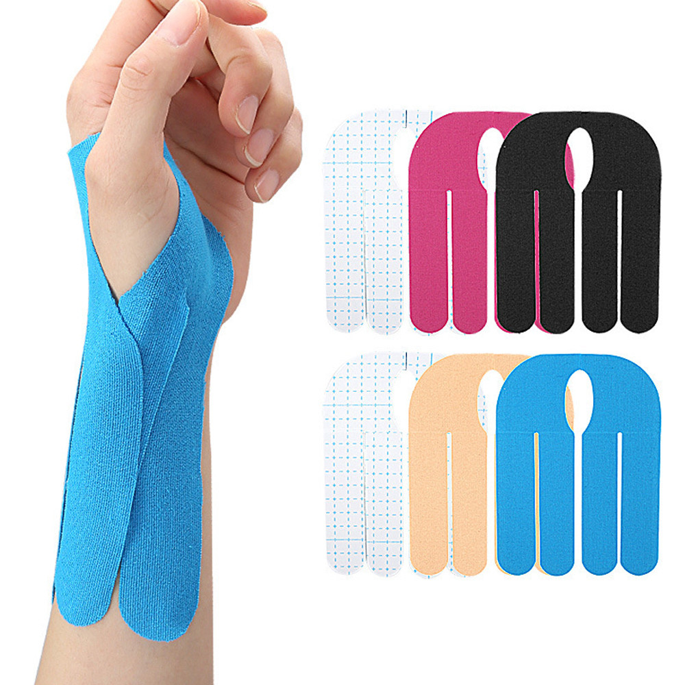 เทปกายภาพกันน้ำและ breathable, hypoallergenic ลาเท็กซ์-ฟรี ยืดหยุ่นสำหรับข้อมือ ใช้ได้ในกิจกรรมโบว์ลิ่งและการเล่นกีฬาอื่น ๆ