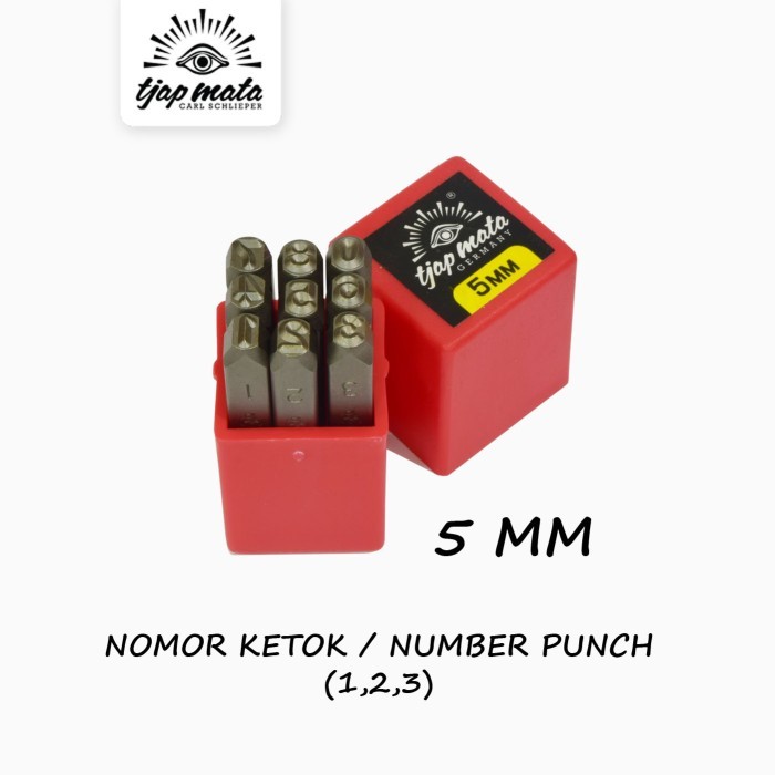 TJAP MATA / CAP MATA Number / Number Punch / Number Punch 5 MM
